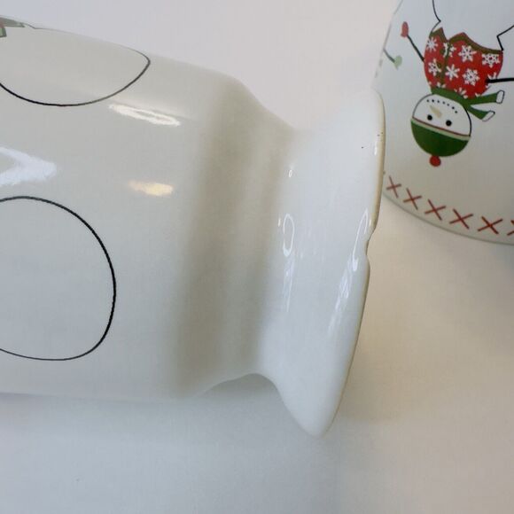 Bay Island Snowman Christmas Cup/Mug 12 oz set of 2 coffee Tea Hot Cocoa Winter - Picture 6 of 11